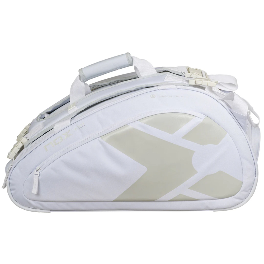 Nox Padelbag AT10 Team White – elegant white padel bag signed by Agustín Tapia - image 2